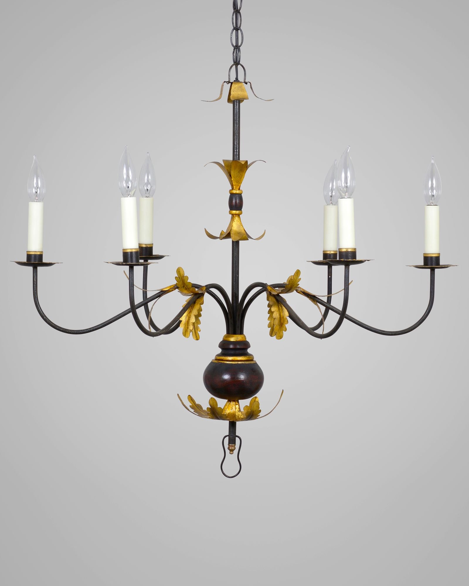 Acanthus Leaf Chandelier Small by Scofield Lighting