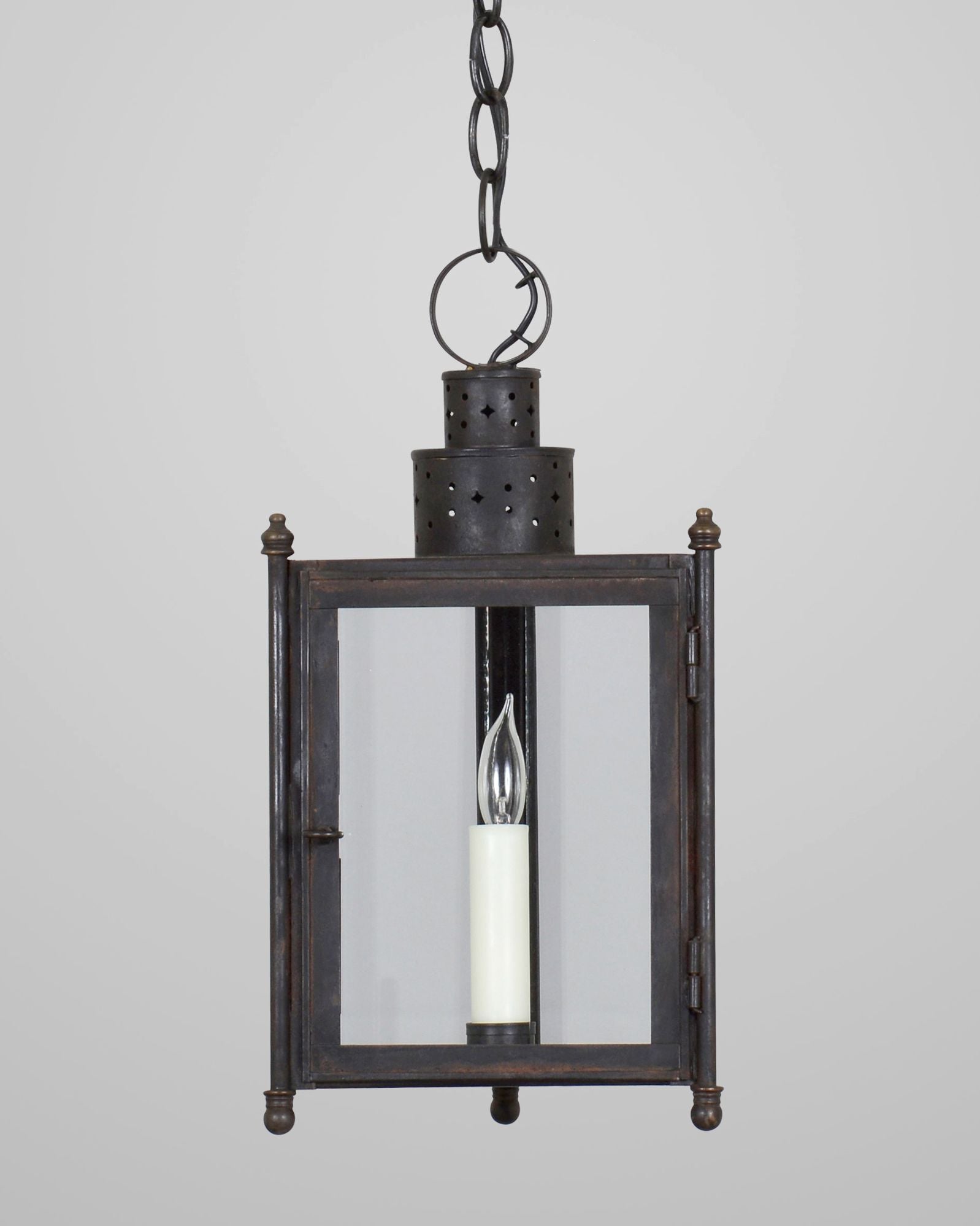 Three Sided Hanging Lantern Small by Scofield Lighting – Remains