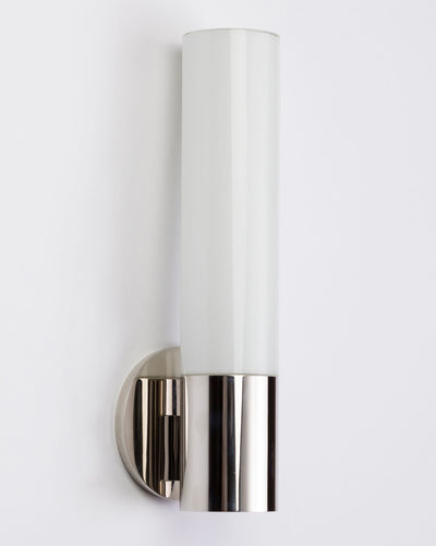 Alan Wanzenberg Collection image 1 of a Atwater 14 Sconce made-to-order.  Shown in Polished Nickel.