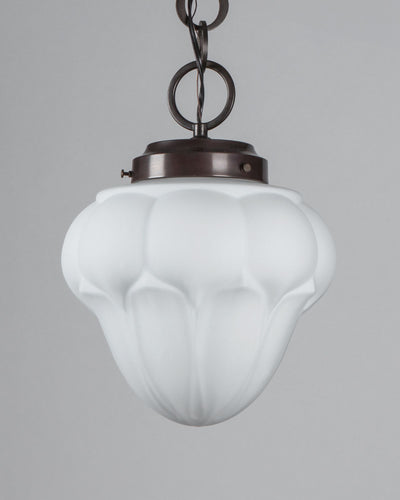 Remains Lighting Co. Collection image 1 of a Carya Pendant made-to-order.  Shown in Oil Rubbed Bronze.