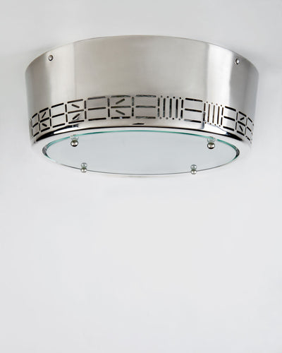 Commune Collection image 1 of a Flat Mount made-to-order.  Shown in Polished Nickel.