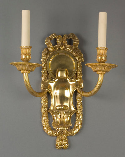 Vintage Collection image 1 of a pair of Gilded E. F. Caldwell Sconces antique.