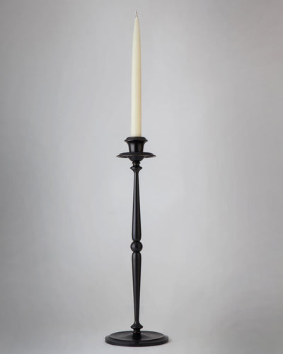 Remains Lighting Co. Collection image 1 of a Lena Tall Candlestick made-to-order.  Shown in Oil Rubbed Bronze.
