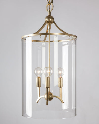 Robert A. M. Stern Architects Collection image 1 of a Minerva Lantern made-to-order in a Burnished Brass finish.