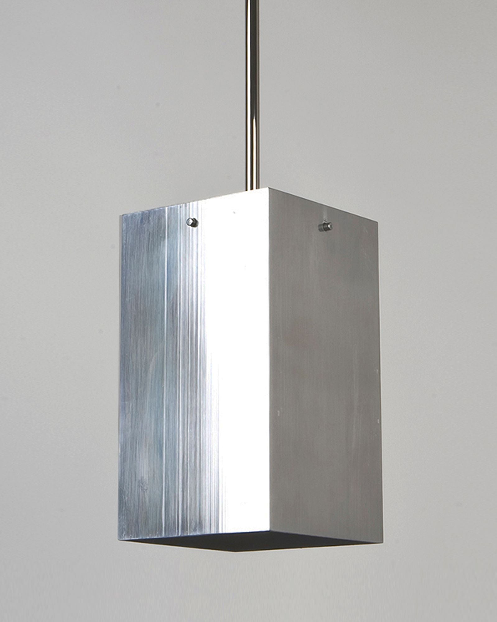 Rectangular Polished Aluminum Pendant | Vintage Collection – Remains ...