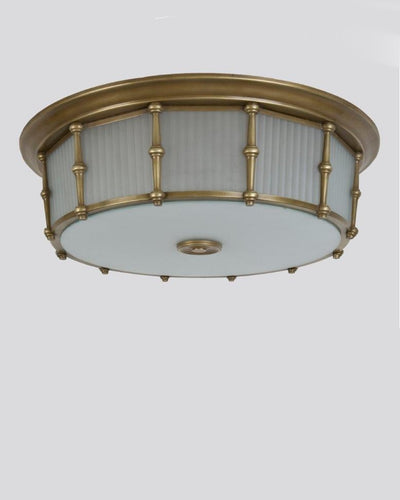 Archive Collection image 1 of a Art Deco Fluted Glass Flush Mount made-to-order.