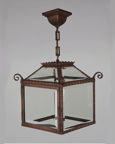 Vintage Collection image 1 of a Beveled Glass Lantern antique.