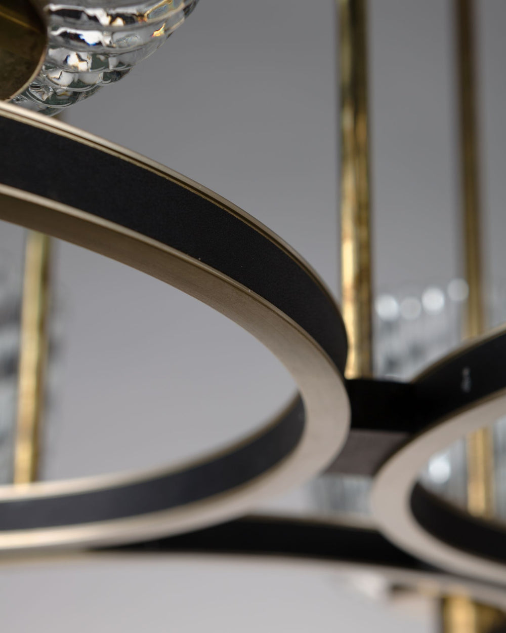 Barovier e Toso Hoop Chandelier with Murano Glass Shades | Archive