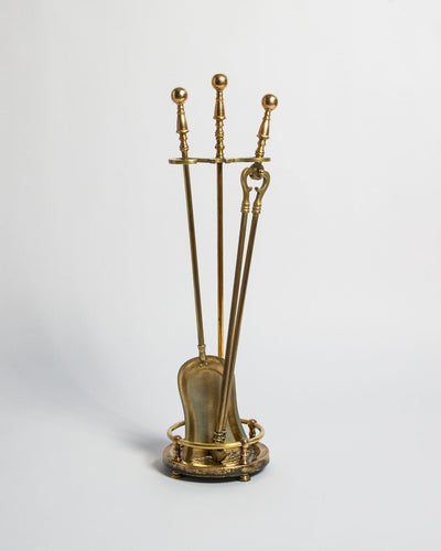 Vintage Collection image 1 of a Brass Firetools and Caddy antique.