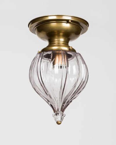 Vintage Collection image 1 of a Cut Glass Flush Mount antique.