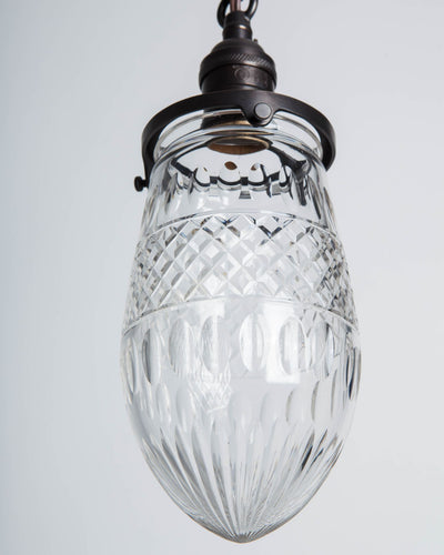 Vintage Collection image 1 of a Cut Glass Pendant antique.