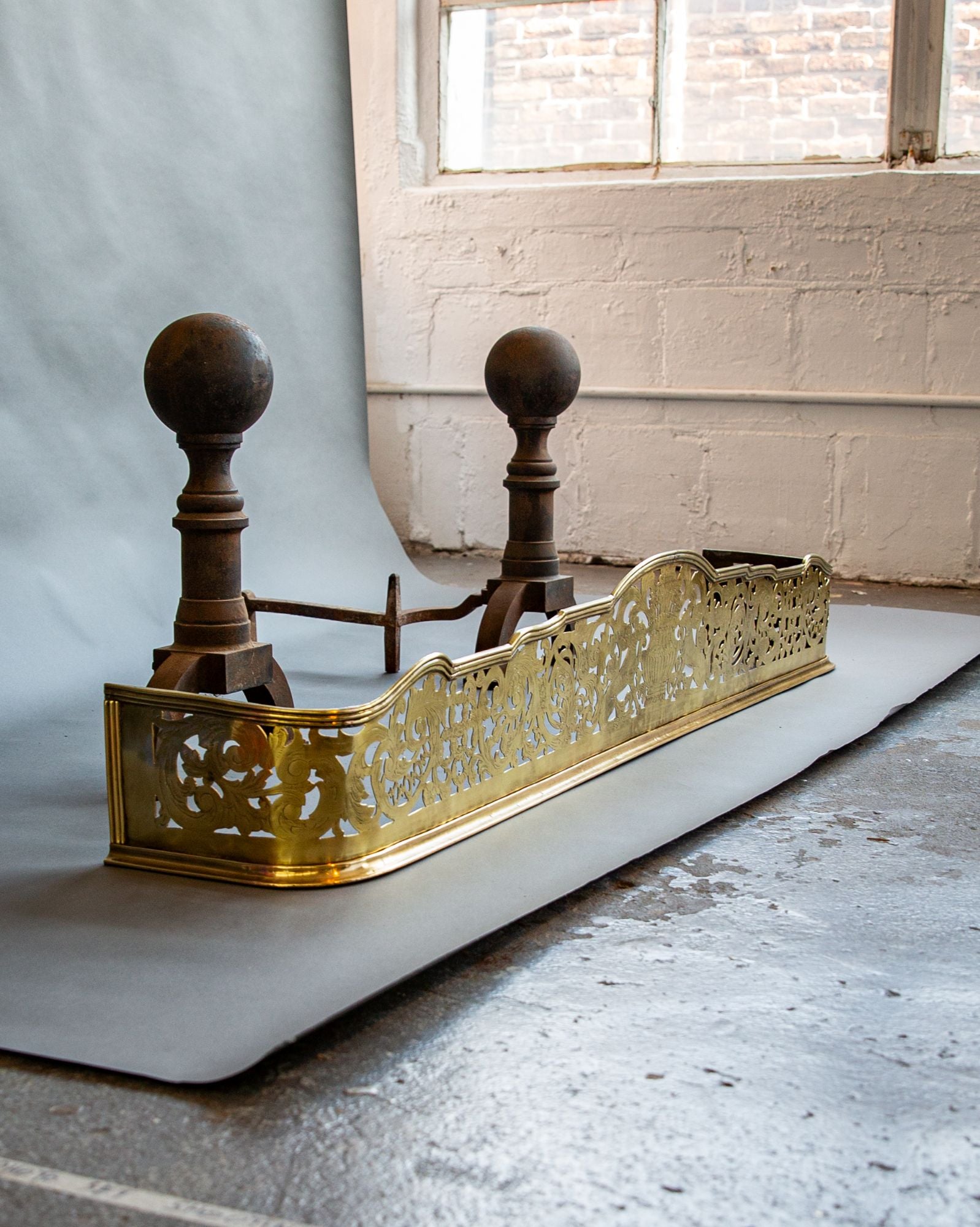 Antique & Brass Fireplace Tools, Accessories, Screens, Sets