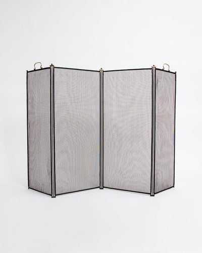 Vintage Collection image 1 of a Four Panel Fireplace Screen antique.