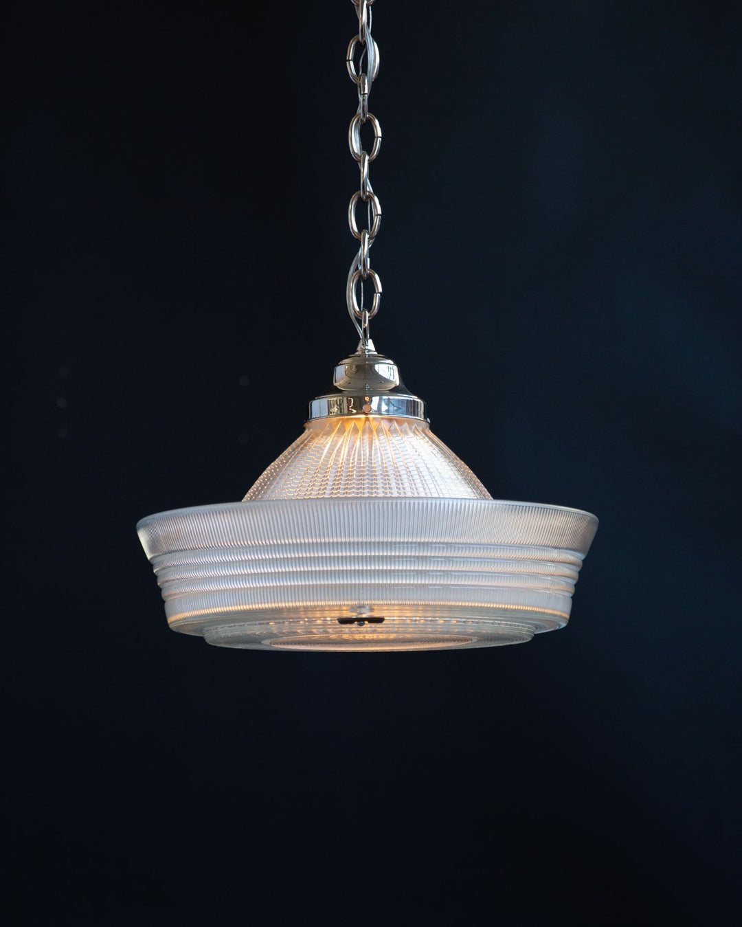 Holophane England ヴィンテージランプ 38cm holophane-sailor-hat-pendant-