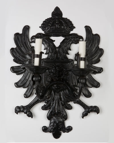 Vintage Collection image 1 of a Iron Eagle Sconce antique.
