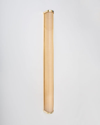 Commune Collection image 1 of a Linear Sconce Large made-to-order.  Shown in Polished Brass.