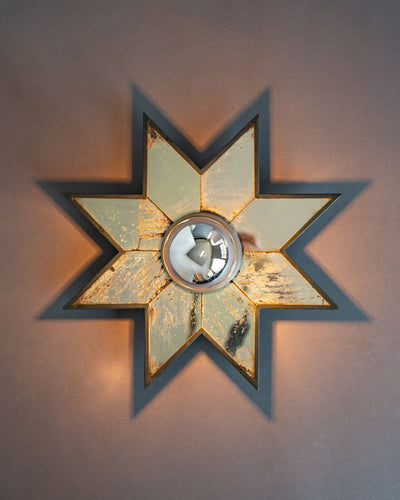 Vintage Collection image 1 of a Mirrored Star Flush Mount antique.
