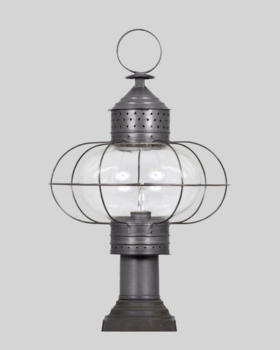 Scofield Lighting Collection image 1 of a New England Onion Exterior Post Lantern Large made-to-order.