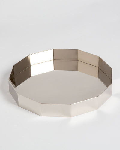 Commune Collection image 1 of a Origami Tray made-to-order.  Shown in Polished Nickel.