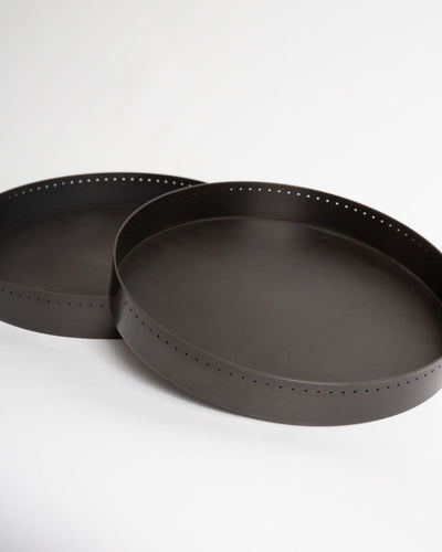 Commune Collection image 1 of a Paavo Tray made-to-order in a Dark Waxed Bronze finish.