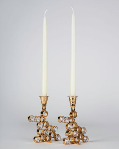 Vintage Collection image 1 of a pair of Palwa Candlesticks antique in a Original Gilding finish.