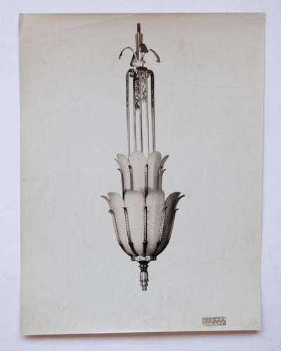 Vintage Collection image 1 of a Photograph of Art Deco Chandelier antique.