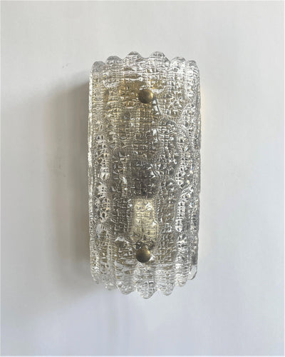Vintage Collection image 1 of a Textured Glass Gefion Sconce by Orrefors antique in a Original Antique Finish finish.