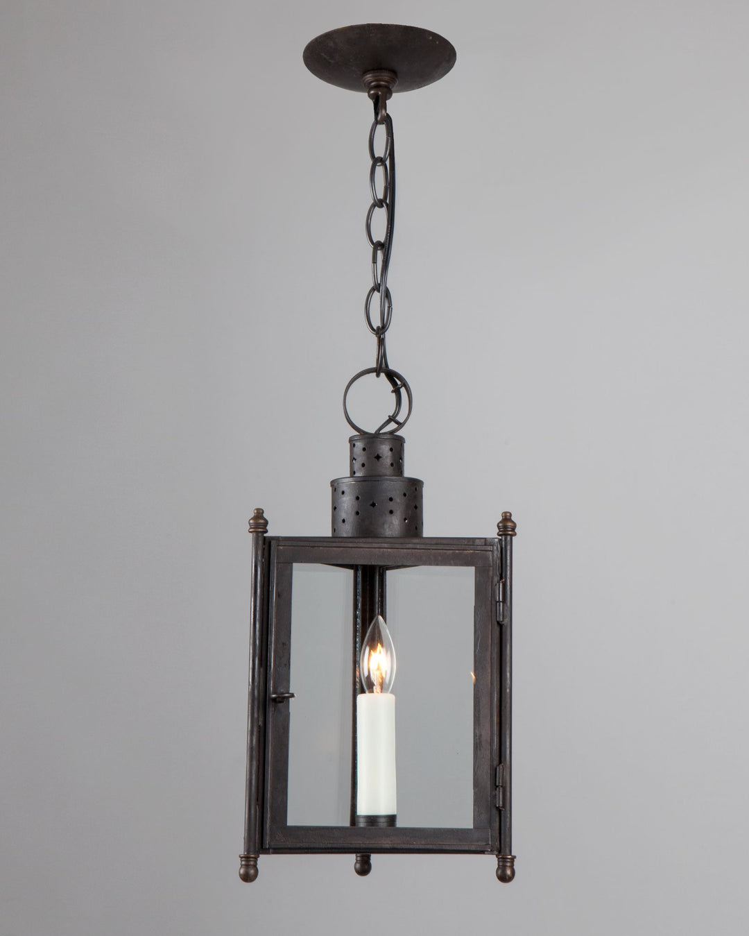 Three Sided Hanging Lantern Small by Scofield Lighting – Remains