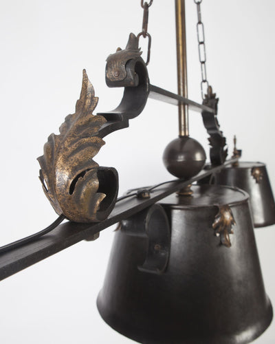 Vintage Collection image 1 of a Triple Billiard Light antique.
