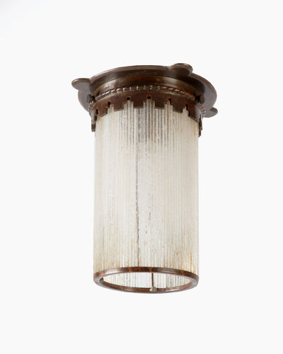 Vintage Collection image 1 of a Trowbridge and Ackerman Flush Mount antique in a Original Antique Finish finish.