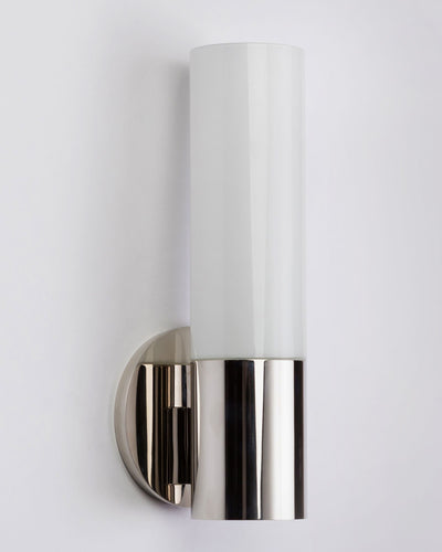 Alan Wanzenberg Collection image 1 of a Atwater 12 Sconce made-to-order.  Shown in Polished Nickel.