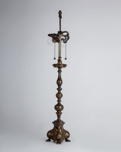 Vintage Collection image 1 of a Bronze Baluster Form Table Lamp by E. F. Caldwell antique in a Existing Antique Finish finish.