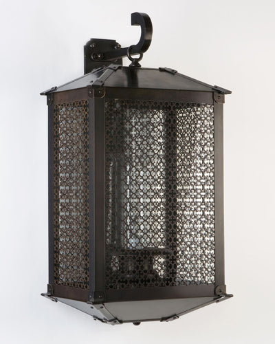 Remains Lighting Co. Collection image 1 of a Calais Carriage Lantern made-to-order.  Shown in Dark Waxed Bronze.