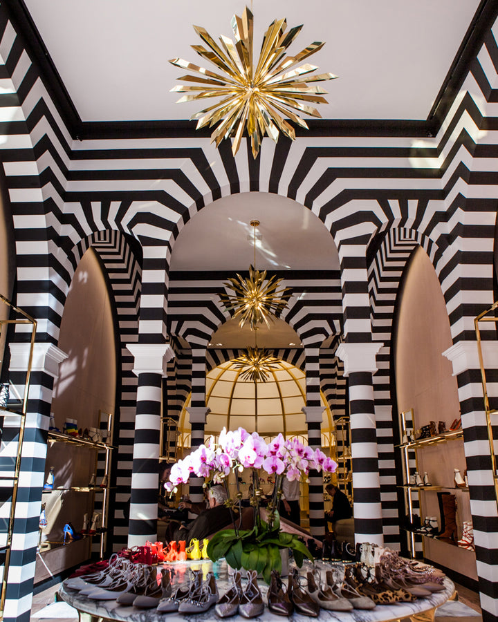 California Sunburst 45 Chandelier by Tony Duquette – Remains