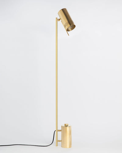 Commune Collection image 1 of a Can Floor Lamp made-to-order.  Shown in Polished Brass.