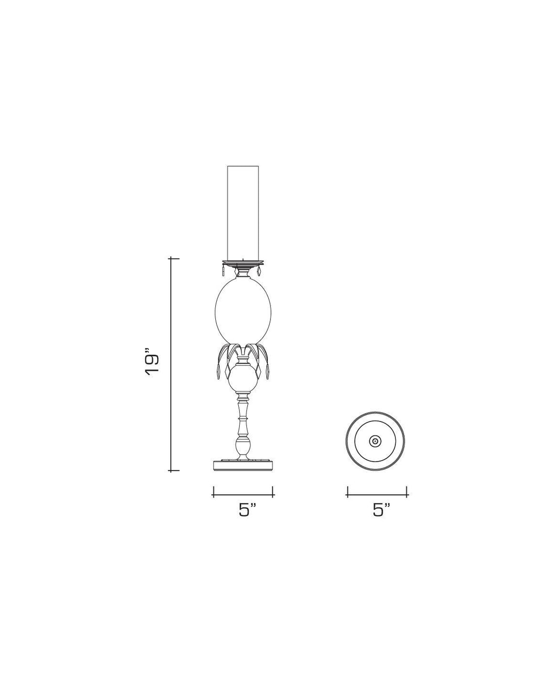 Dusk Phoenix Candlestick by Tony Duquette – Remains Lighting Co.