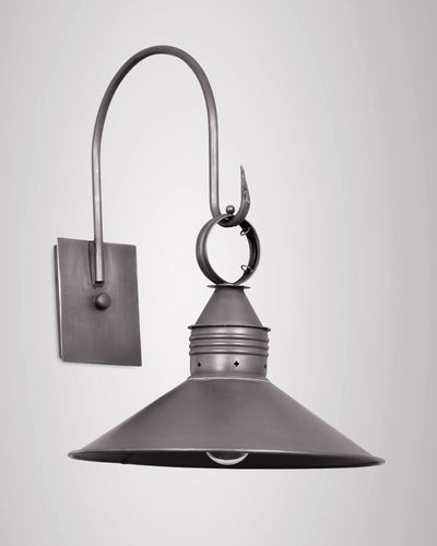 Scofield Lighting Collection image 1 of a Edison Style Exterior Wall Pendant Small made-to-order.  Shown in Bronzed Copper.