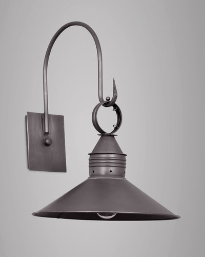 Scofield Lighting Collection image 1 of a Edison Style Wall Pendant Small made-to-order.  Shown in Bronzed Copper.