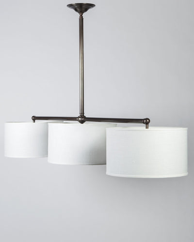 Remains Lighting Co. Collection image 1 of a Elliott Billiard made-to-order.  Shown in Dark Waxed Bronze.