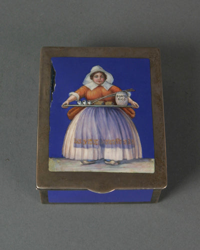 Vintage Collection image 1 of a Enameled Silver Caldwell Box antique.
