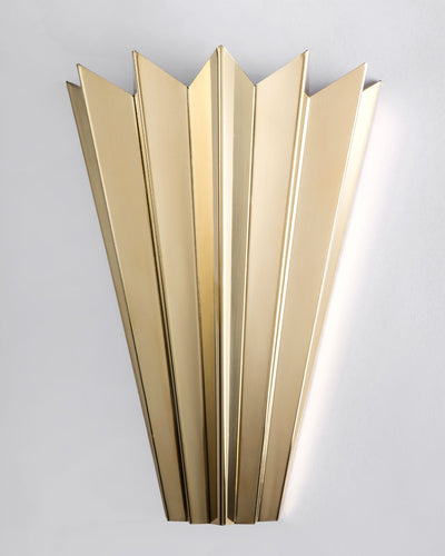 Tony Duquette Collection image 1 of a Fanlight Sconce made-to-order in a Duquette Brass finish.