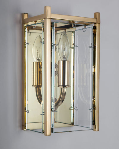 Robert A. M. Stern Architects Collection image 1 of a Fortuna 5 Sconce made-to-order.  Shown in Polished Brass.