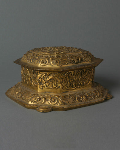 Vintage Collection image 1 of a Gilt Copper Jewelry Box by E. F. Caldwell antique.
