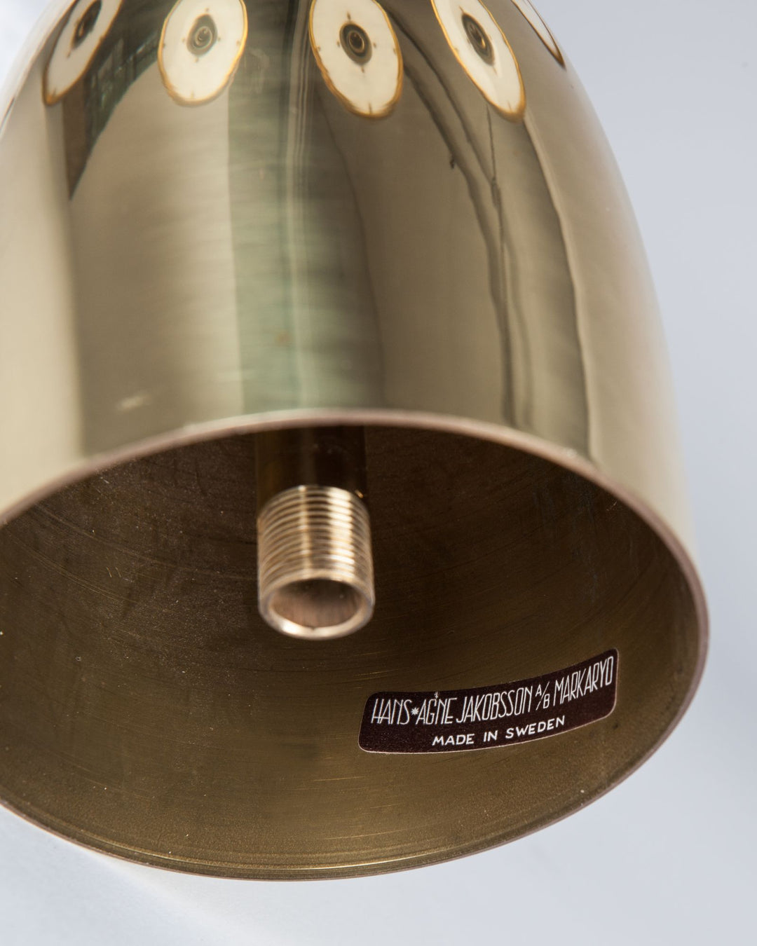 Hans-Agne Jakobsson Chandelier with Opal Glass Shades | Vintage