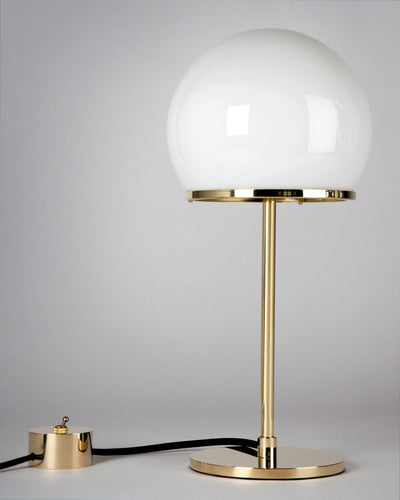 Alan Wanzenberg Collection image 1 of a Ingersoll Table Lamp made-to-order.  Shown in Polished Brass.