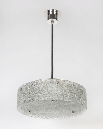 Vintage Collection image 1 of a Kaiser Glass Drum Pendant with Diffuser antique.