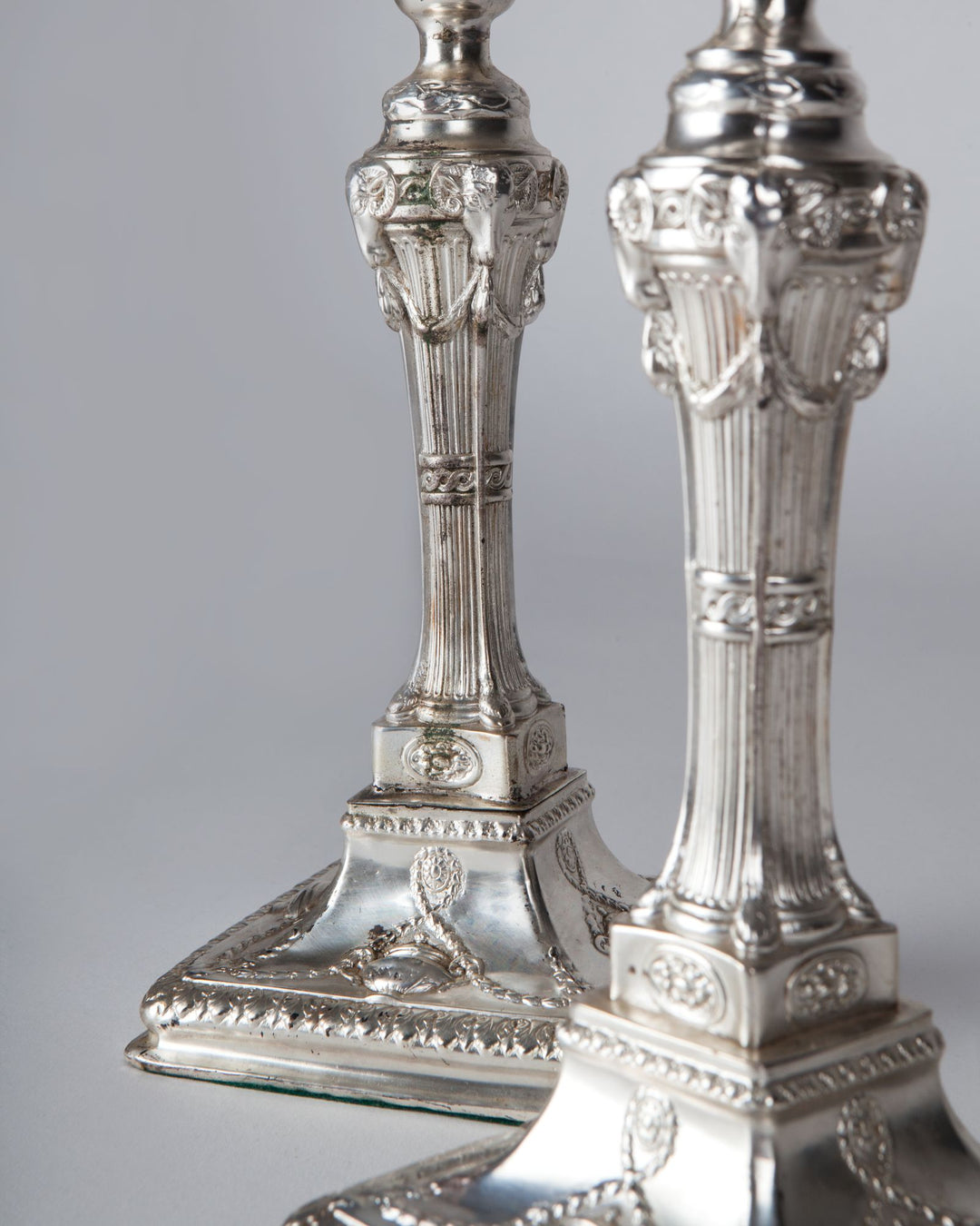 Louis XVI Silverplate Candlesticks | Vintage Collection – Remains