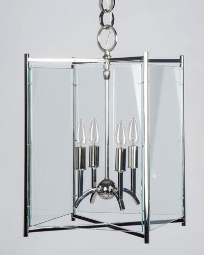 Robert A. M. Stern Architects Collection image 1 of a Mercury Lantern made-to-order.  Shown in Polished Nickel.
