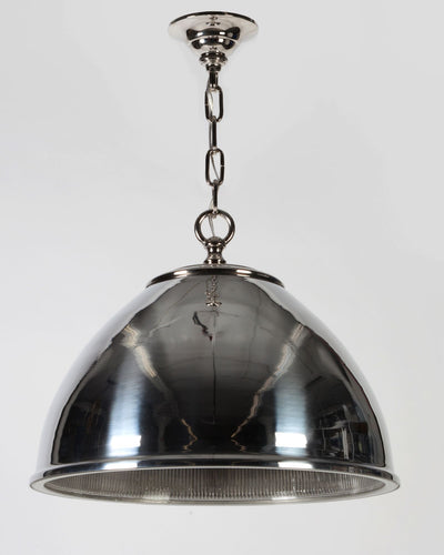 Remains Lighting Co. Collection image 1 of a Oskar 18 Pendant made-to-order.  Shown in Polished Nickel.