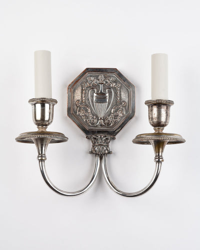 Vintage Collection image 1 of a Silverplate Adam Style Sconce by E. F. Caldwell antique.